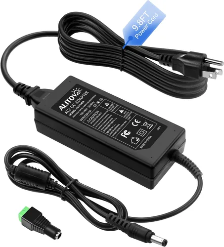 Vista 9 de ALITOVE Fuente de alimentación de 24V CC 2.5A 60W Transformador de 24 voltios Adaptador de corriente CA 4.92 pies 2500mA 2A Convertidor de CA a CC