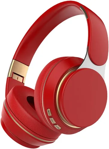 Vista 9 de Auriculares inalámbricos con Bluetooth 5.0, auriculares estéreo plegables sin pérdidas, con micrófono, FM, ranura SD/TF, cancelación activa de Negro