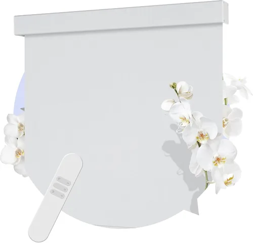 Vista 10 de Persianas enrollables opacas motorizadas inteligentes – Persianas eléctricas inalámbricas con control remoto para dormitorios, fáciles de instalar