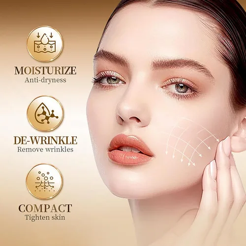 Vista 4 de Crema de retinol para rostro con colágeno y ácido hialurónico - Crema antienvejecimiento antiarrugas para mujeres y hombres - Hidratante facial