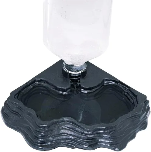 Vista 4 de Lizard - Dispensador automático de cuenco de agua con diseño de Negro