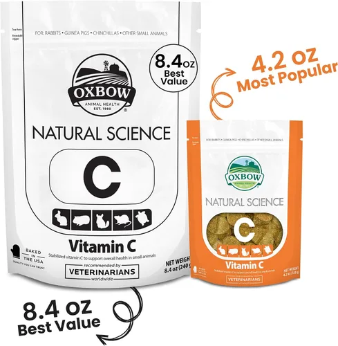 Vista 6 de Oxbow Suplemento de vitamina C de ciencia natural para conejillos de indias