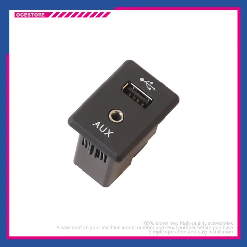 Vista 2 de OCESTORE 28023-4BA0B Audio Auxiliar Jack 280234BA0B Compatible con 370Z Altima Rogue Sport Frontier Xterra