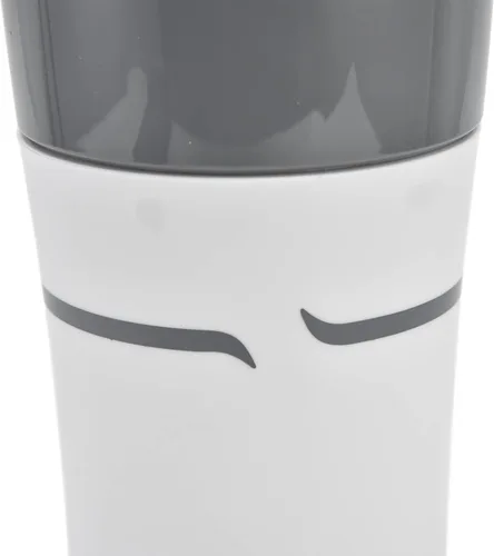 Vista 8 de Cafetera portátil, máquina de una sola porción, prevención de fugas laterales de 360 grados, goteo manual para viajes, camping, oficina, uso Gris