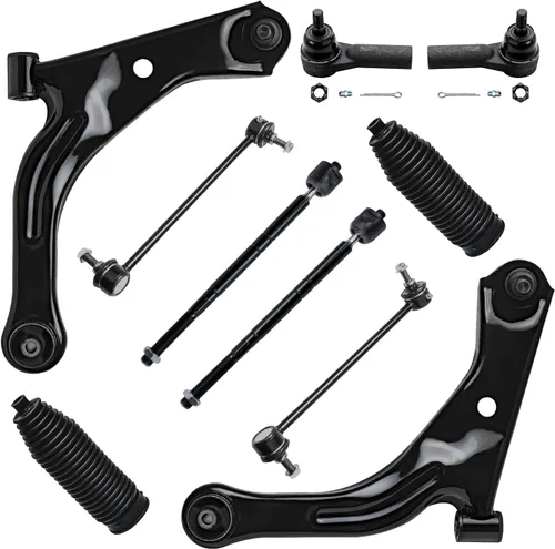 Vista 135 de Detroit Axle - Kit de suspensión frontal de 10 piezas para Dodge Avenger 2008-2014, Chrysler Sebring 2007-2010, 2 brazos de control inferiores, 2