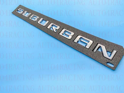 Vista 2 de 3 piezas de emblemas Suburban 3D letras distintivo adhesivo de nombre matrícula de reemplazo para 2019 2020 2021 2022 2023 Suburban genuino 84910061