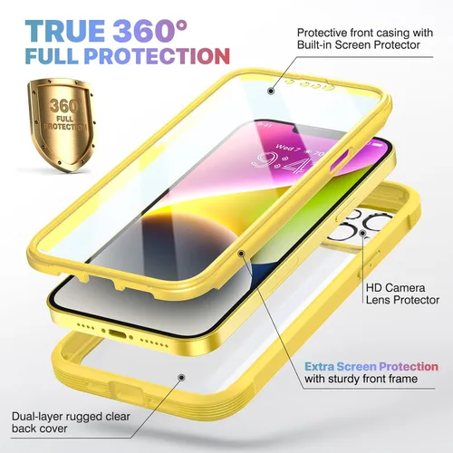 Vista 701 de DIACLARA - Funda transparente compatible con iPhone XR 6.1 pulgadas 2018