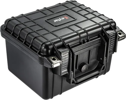 Vista 6 de Eylar Pequeño engranaje profundo de 10.62", equipo, estuche rígido para cámara impermeable con espuma (negro) estándares TSA