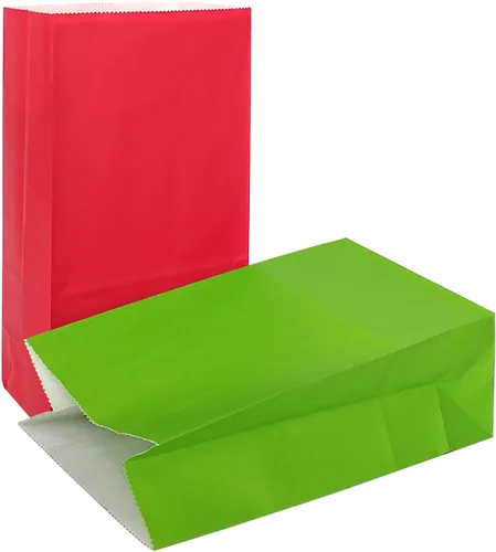 Vista 22 de Bolsas de papel negras mini KEYYOOMY, bolsas negras de fiesta para regalos, pequeña bolsa de papel para favores de fiesta, bolsa de papel