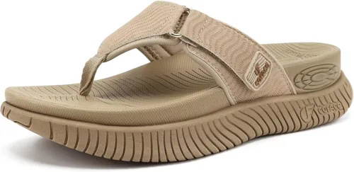 Vista 9 de COFACE Sandalias ortopédicas para mujer, cómodas sandalias de plataforma para playa, talla 6-12