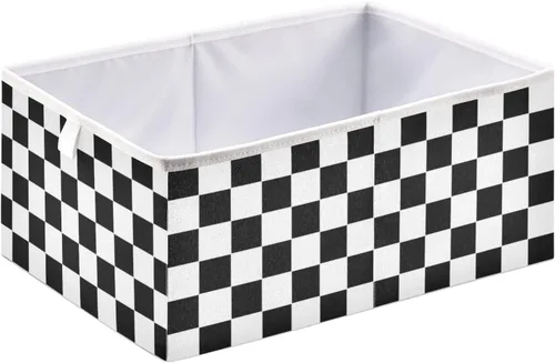Vista 14 de CaTaKu Bats Star - Cubos de almacenamiento plegables de tela de 11 pulgadas con diseño de estrella, color negro, cajas de almacenamiento plegables