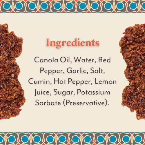 Vista 6 de Roland Foods Harissa Red Chili Spread, comida importada especial, lata de 28 onzas