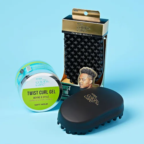 Vista 7 de KISS COLORS & CARE Twist Curl Gel, 6 oz. – Agarre flexible, perfecto para giros, hidratante y promueve el crecimiento del cabello, sin acumulación