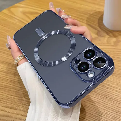 Vista 2 de OOK Funda para Teléfono Hecha para iPhone 15 Pro Max (6.7 Pulgadas) con Protector de Lente de Cámara (Compatible con MagSafe) Anti-Arañazos A Prueba