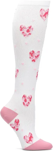Vista 11 de Nurse Mates Calcetines de pantorrilla para mujer Compresión de 12-14 mmHg Soporte y comodidad superiores 1 par Tinte espacial Aqua Breeze