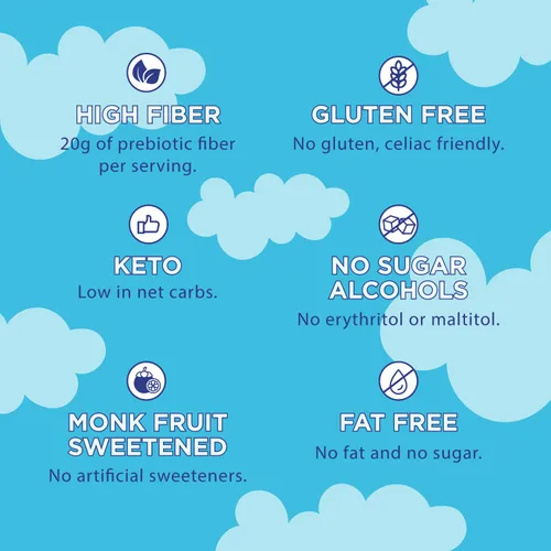 Vista 4 de ChocZero Malvaviscos, sin azúcar, alto en fibra, sin gluten, horneado bajo en carbohidratos, keto, sin alcoholes de azúcar, 10.5 onzas (paquete de 1)