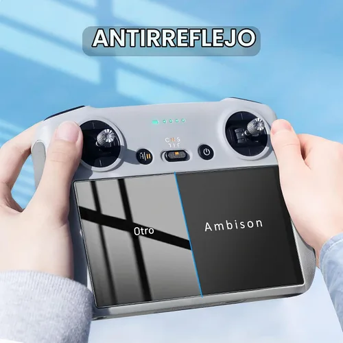 Vista 2 de Ambison DJI Mini 5/4 Pro - Protector de pantalla de vidrio mate, paquete de Antideslumbrante, suave como la seda, HD transparente