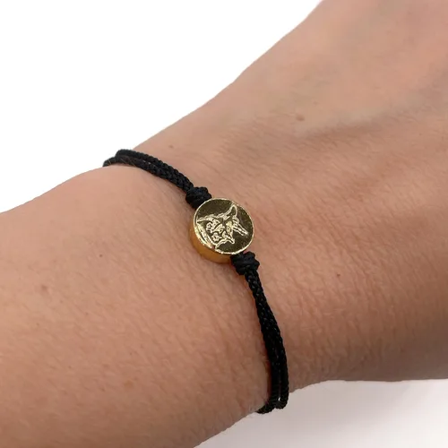 Vista 11 de St Michael Archangel Coin Medal on Adjustable Red Cord Wrist Adjustable Bracelet