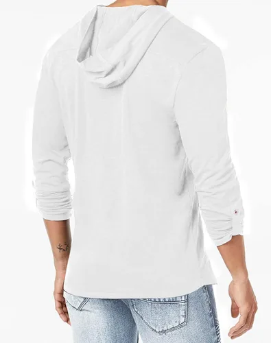 Vista 2 de Yuccalley Sudaderas con capucha de moda para hombre, de manga larga, sudaderas con capucha y estilo casual