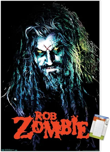 Vista 9 de Rob Zombie - Póster de pared HellBilly de 34 pulgadas de largo x 22.4 pulgadas de ancho, versión sin marco