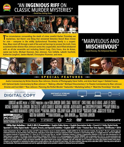 Vista 2 de Knives Out Blu-ray