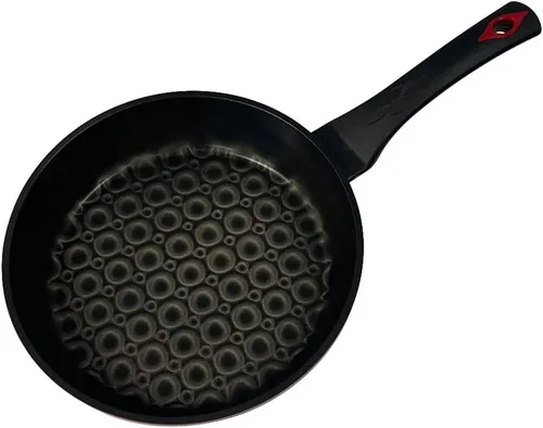 Vista 5 de Utensilios de cocina antiadherente con revestimiento de diamante 3D Wok, 9.5 '' (9.4 in), fabricado en Corea