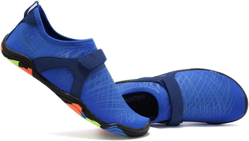 Vista 6 de Zapatos acuáticos para niños y niñas, suela ligera y cómoda, fácil de caminar, calzado acuático y deportivo antideslizante