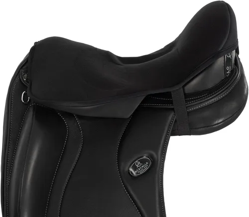 Vista 2 de Acavallo Ortho Pubis - Protector de asiento de gel en doma con Dri-Lex, mediano, color negro