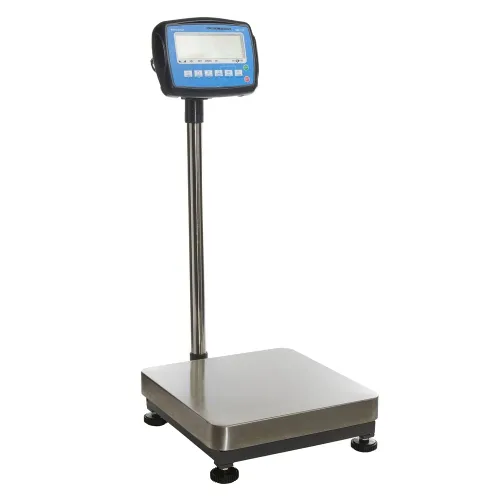 Vista 4 de Báscula electrónica de banco 3900LP calibrada con indicador LCD SBI 110, capacidad de 600 libras, NTEP 5000d, bandeja superior de acero inoxidable
