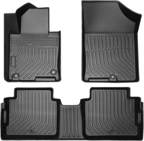 Vista 23 de Alfombrillas para todo tipo de clima para Ford Explorer 2011-2014 (no apto para asientos de cubo), tapetes para el piso de 1ª y 2ª y fila, 3D