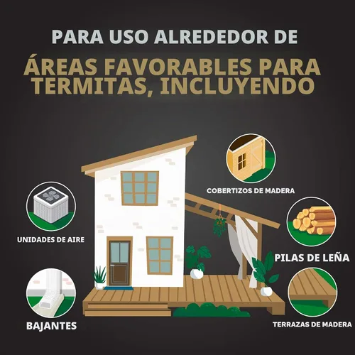 Vista 6 de Spectracide Terminate Termitas & Carpenter Ant Killer Concentrado 32 Oz