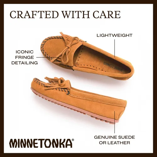 Vista 5 de Mocasín Minnetonka Kilty de gamuza para mujer Tela Arizona