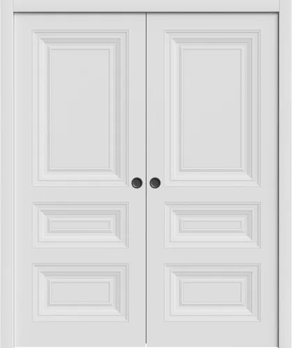 Vista 4 de SARTODOORS Panel de puerta de losa 18 x 84 pulgadas Base 7233 Blanco Puertas de dormitorio de baño