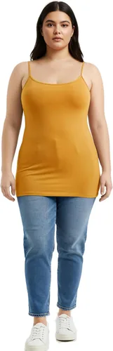 Vista 266 de Emmalise Camisola larga casual básica para mujer, con tirantes ajustables, top en capas