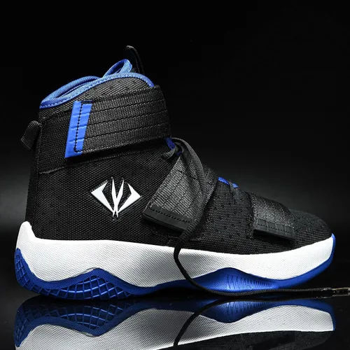 Vista 4 de MAUGELY Zapatos de baloncesto transpirables para hombres y mujeres, para estudiantes, deportes, casuales, antideslizantes, para parejas