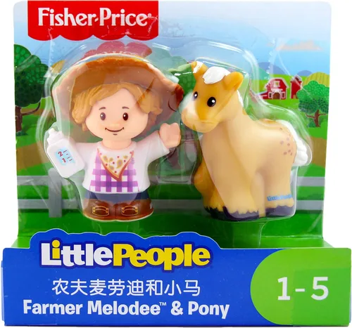 Vista 6 de Fisher-Price Little People, Blanco, azul, rosa.