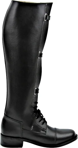 Vista 5 de Hombre Hombre Semental Campo Caballo Botas Elegante Moda Equestrian Negro