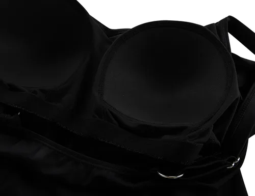 Vista 6 de Septangle - Traje de baño tankini de 2 piezas para mujer, diseño con volados y culotte