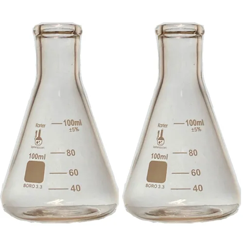 Vista 16 de Karter Scientific - Matraz Erlenmeyer de boca estrecha de 1000 ml, vidrio borosilicato 3.3, 213G22 (Individual) 3.3 vidrio de borosilicato, boca