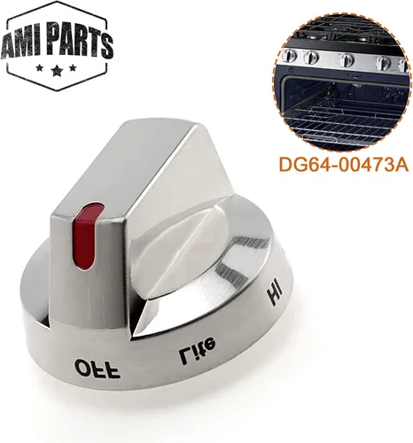 Vista 2 de AMI PARTS DG64-00473A - Perillas de estufa compatibles con repuesto de estufa Samsung NX58F5700WS NX58K7850SS NX58H5600SS NX58J7750SS NX58H5650WS