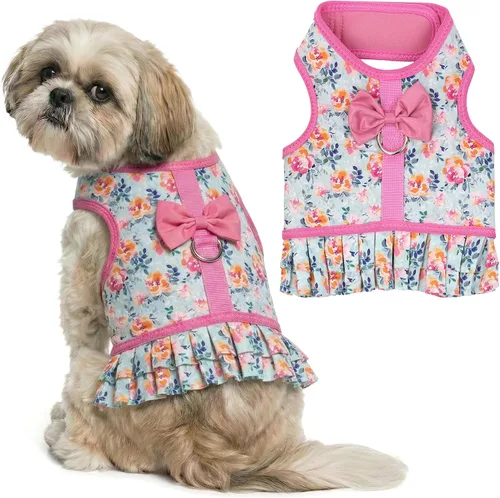 Vista 26 de Arnés para perro Parisian Pet - Arnés de libertad ajustable - Chaleco para perro de camuflaje verde - Arnés para perro de 100% tela de malla