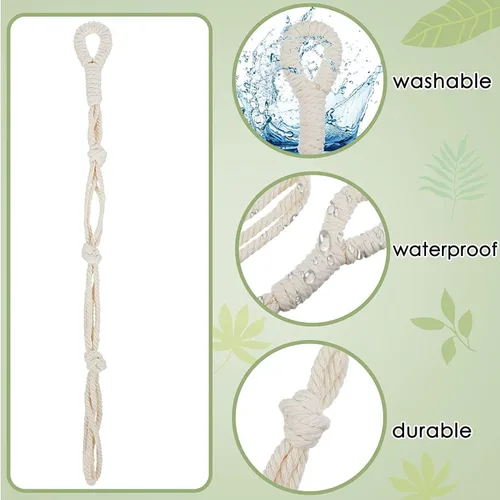 Vista 3 de Extensores conectables para colgar plantas, extensor de cuerda duradera para macetas, baños de pájaros, adornos decorativos, extensor de gancho