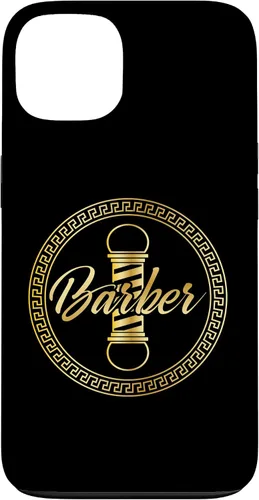 Vista 7 de Funda de regalo de graduación para iPhone 16 con logotipo de barbería barbería
