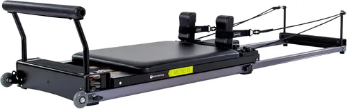 Vista 7 de Balanced Body Metro IQ - Reformador de pilates con ruedas, equipo de ejercicio de pilates, equipo de entrenamiento para el hogar o estudio