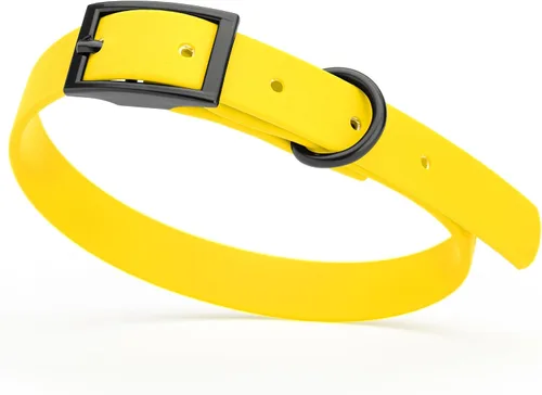 Vista 80 de Dogline Biothane - Collar impermeable para perro con hebilla de liberación rápida, resistente cincha de nailon recubierta con resistente y a prueba