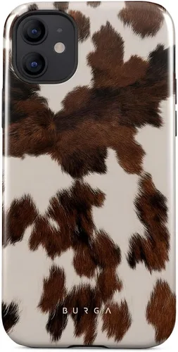 Vista 91 de BURGA - Funda compatible con iPhone 12, apta para carga inalámbrica, carcasa rígida híbrida de 2 capas + funda de silicona, resistente, ajuste