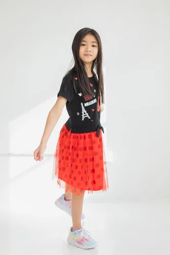 Vista 2 de Miraculous Ladybug Rena Rouge - Vestido de tul para niñas pequeñas a grandes