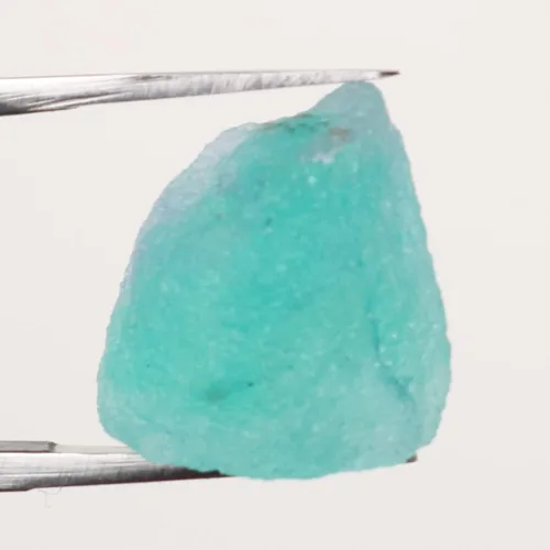 Vista 2 de REAL-GEMS Piedra preciosa suelta de 9.15 quilates verde natural esmeralda cruda para cabbing AXF-621
