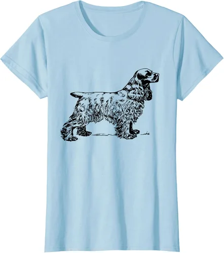 Vista 26 de Cocker Spaniel - Camiseta para perro Cocker Spaniel, gris, S Asfalto