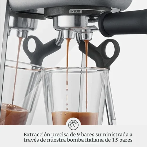 Vista 4 de Máquina de Espresso Breville Bambino Plus BES500BSS, Acero Inoxidable Cepillado